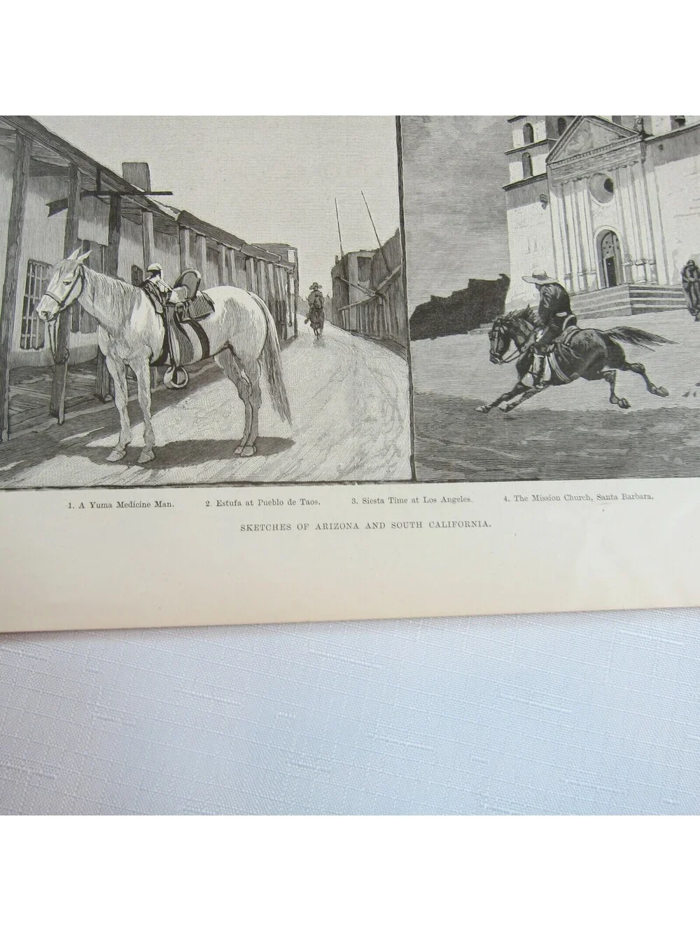 Antique 1888 Print 